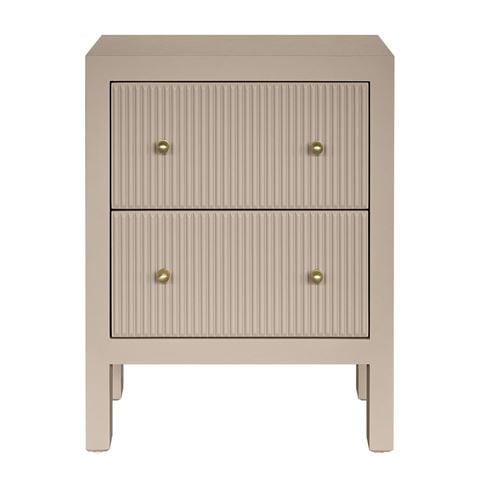 Cafe Lighting Ariana Bedside Table Beige Small - Peter's of Kensington