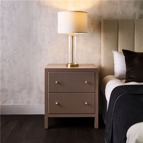 Cafe Lighting Ariana Bedside Table Large Taupe - Peter's of Kensington