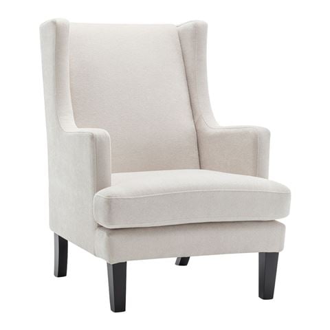 Cafe Lighting Gable Occasional Chair Pearl Chenille - Peter's of Kensington