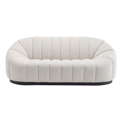 Cafe Lighting - Avalon 2.5 Seater Sofa Cream Chenille
