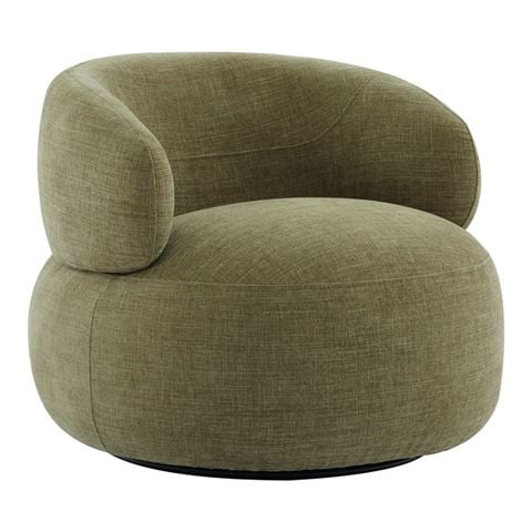 Cafe Lighting Greenwich Occasional Chair Sage Chenille - Peter's of Kensington