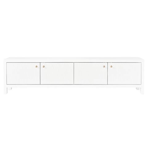 Cafe Lighting Ariana Entertainment Unit Large White - Peter's of Kensington