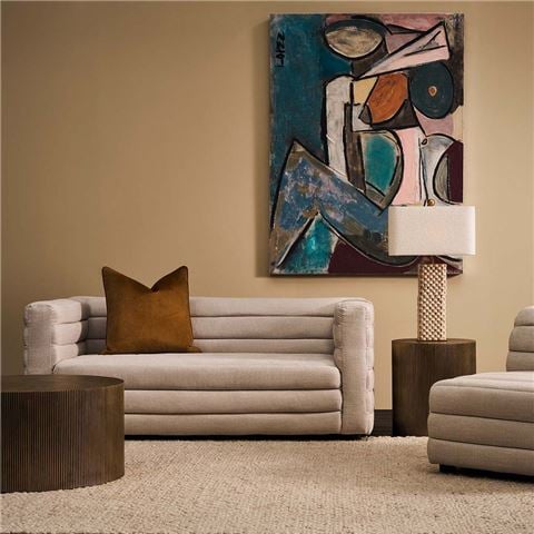 Cafe Lighting Colorado 2 Seater Sofa Natural Linen - Peter's of Kensington