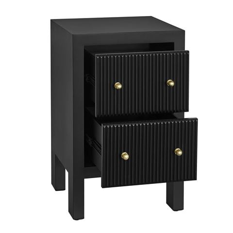 Cafe Lighting Ariana Bedside Table Petite Black - Peter's of Kensington