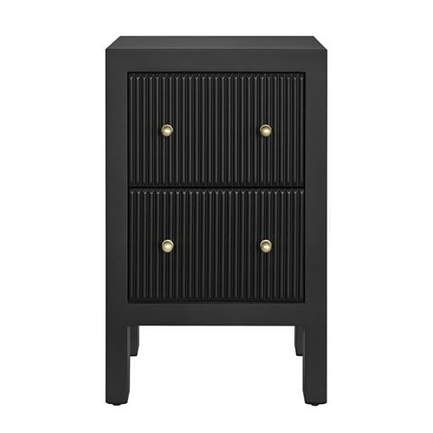 Cafe Lighting Ariana Bedside Table Petite Black - Peter's of Kensington