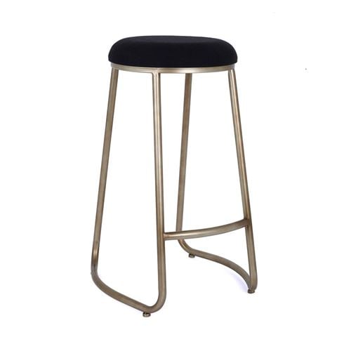 Cafe Lighting - Annie Bar Stool Black Linen