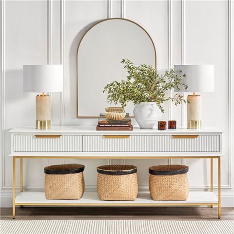 Cafe Lighting Archibald Wall Mirror Gold Leaf - Peter's of Kensington