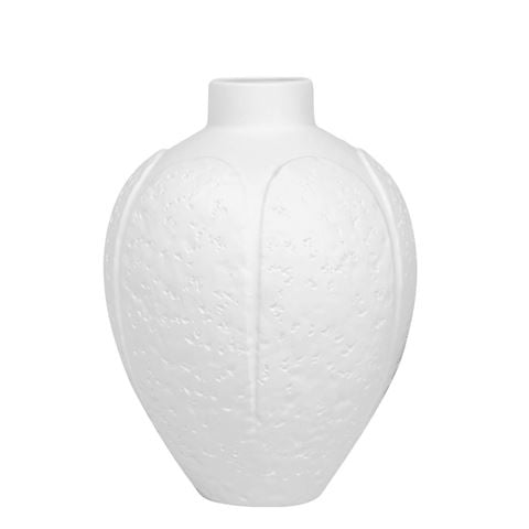 Cafe Lighting - Pandora Fan Vase White Medium