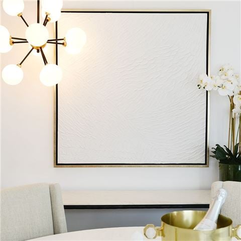 Cafe Lighting - Snow White Canvas Painting Large