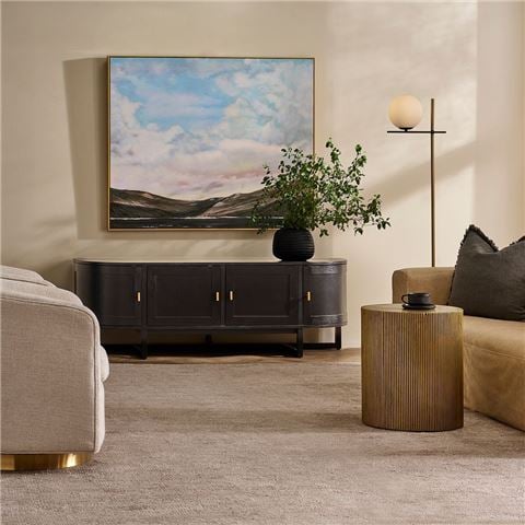Cafe Lighting In Stillness Oil On Canvas Painting - Peter's of Kensington