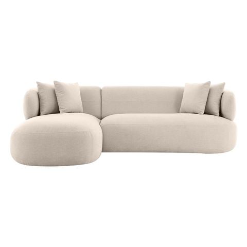 Cafe Lighting Greenwich 3-Seater Sofa w/Left Chaise Natural - Peter's of Kensington