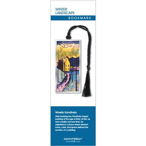 David Howell And Company - Kandinsky Winter Landscape Bookmark