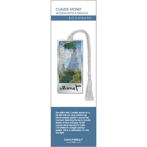 David Howell And Company - Claude Monet Woman w/A Parasol Metal Bookmark