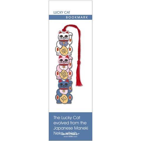 David Howell And Company - Lucky Cat Metal Bookmark