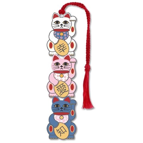 David Howell And Company - Lucky Cat Metal Bookmark