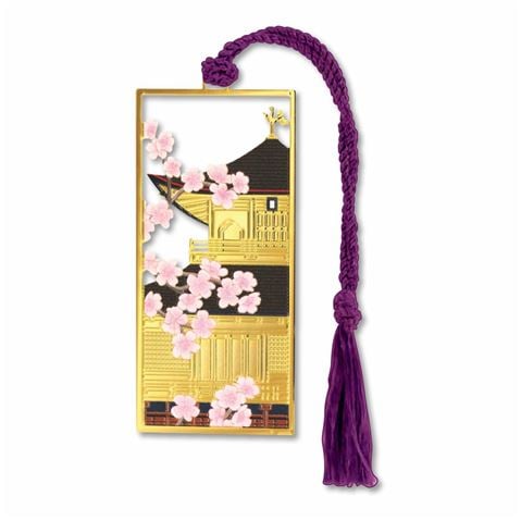 David Howell And Company - Zen Temple Golden Pavilion Metal Bookmark
