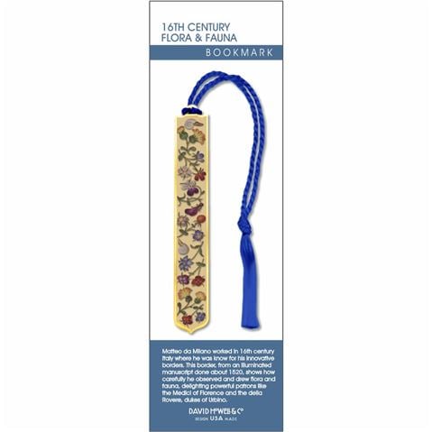 David Howell And Company - 16th Century Flora & Fauna Bookmark