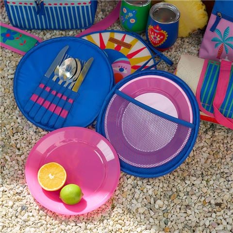 A.Trends - Fiesta Picnic Round Plate Set 9pce
