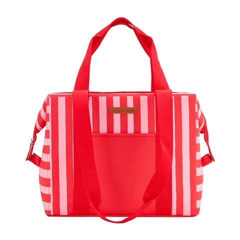A.Trends - Red Stripe Picnic Box Cooler Bag