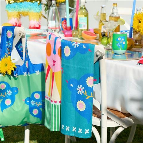 A.Trends - Fiesta Bird Cotton Tea Towel