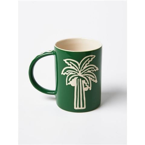 Jones & Co - Sunroom Mug Palm Green