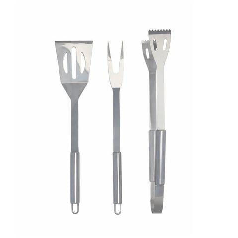 Euroline - Mini BBQ Set Turner, Tongs & Fork 3pce