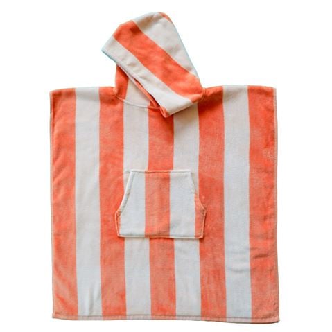 Wonga Road - Kids 450gsm Cotton Poncho w/Pocket Blush 70x140cm