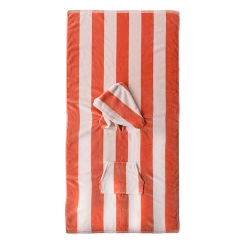 Wonga Road - Kids 450gsm Cotton Poncho w/Pocket Blush 70x140cm