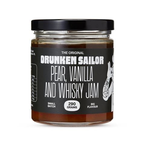 Drunken Sailor Pear, Vanilla & Whisky Jam 290g - Peter's of Kensington