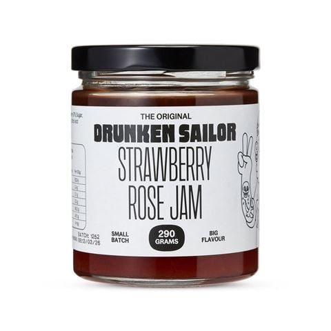 Drunken Sailor - Strawberry & Rose Jam 290g