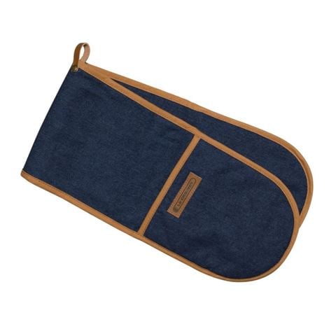 Le Creuset - Double Oven Glove Denim Blue