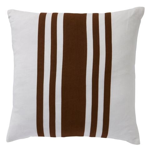Paloma - Linen Stripes Tobacco Cushion 50x50cm