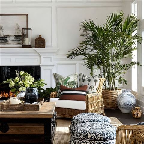 Paloma - Linen Stripes Tobacco Cushion 30x50cm