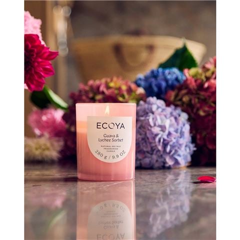 Ecoya - Guava & Lychee Sorbet Metro Candle 280g
