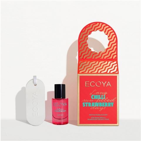 Ecoya - Festive Fragrance Duo Chilli Strawberry 2pce