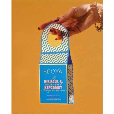 Ecoya - Festive Fragrance Duo Hibiscus & Bergamot 2pce