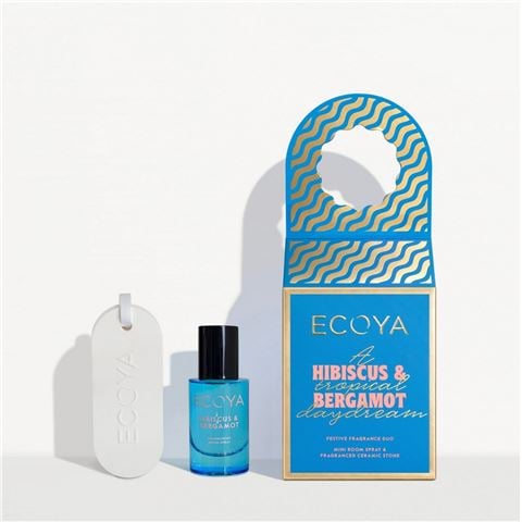 Ecoya - Festive Fragrance Duo Hibiscus & Bergamot 2pce