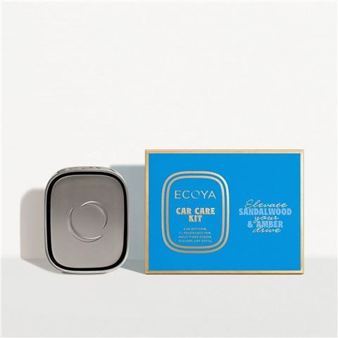 Ecoya - Car Care Kit Sandalwood & Amber Set 3pce