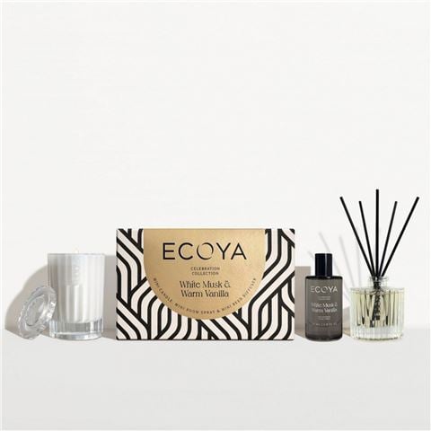 Ecoya - White Musk & Vanilla  Mini Celebration Set 3pce