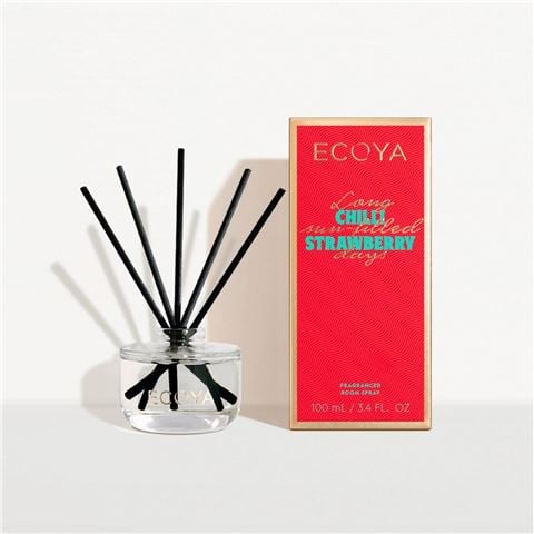 Ecoya - Limited Edition Mini Reed Diffuser Chilli Strawberry 50ml