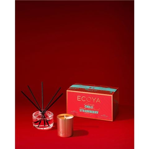 Ecoya - Limited Edition Mini Gift Set Chilli Strawberry 2pce