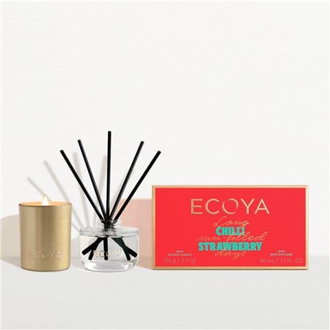 Ecoya - Limited Edition Mini Gift Set Chilli Strawberry 2pce