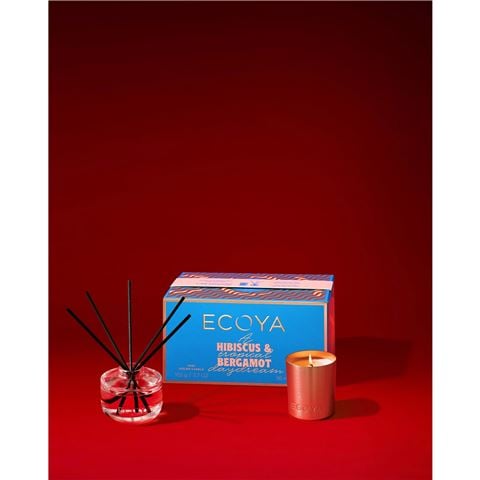 Ecoya - Limited Edition Mini Gift Set Hibiscus & Bergamot 2pce