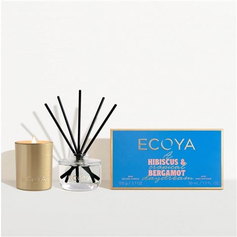 Ecoya - Limited Edition Mini Gift Set Hibiscus & Bergamot 2pce