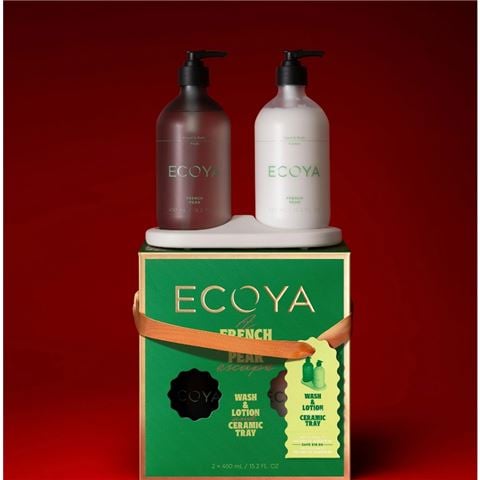 Ecoya - Holiday Bathroom Gift Set French Pear 3pce
