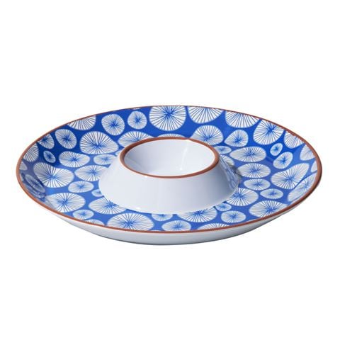 Avanti Lotus Round Sharing Plate w/Sauce Bowl 30cm - Peter's of Kensington