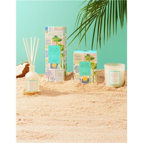 Palm Beach Collection - LE. Fragrance Diffuser w/Rattan Holder Tropical Paradise