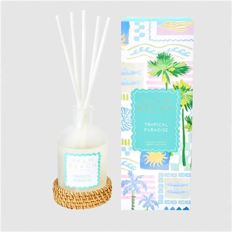 Palm Beach Collection - LE. Fragrance Diffuser w/Rattan Holder Tropical Paradise
