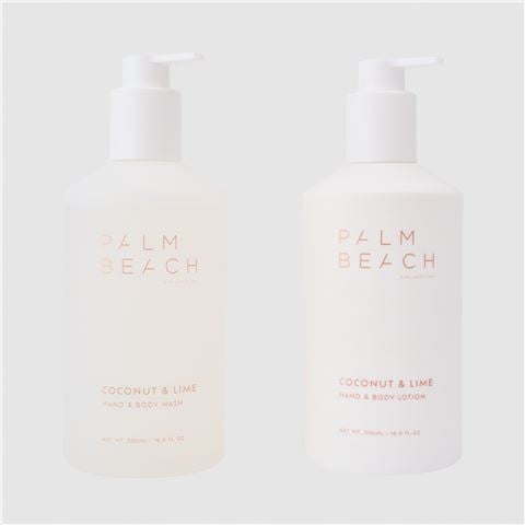 Palm Beach Collection - Coconut & Lime Wash & Lotion Set 2pce
