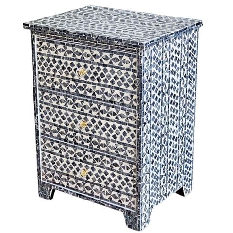 Design Arc Furniture - Santa Fe Shell Inlay Side Table